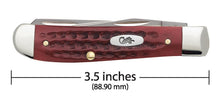 Load image into Gallery viewer, Case Pocket Worn Old Red Bone Corn Cob Jig Mini Trapper
