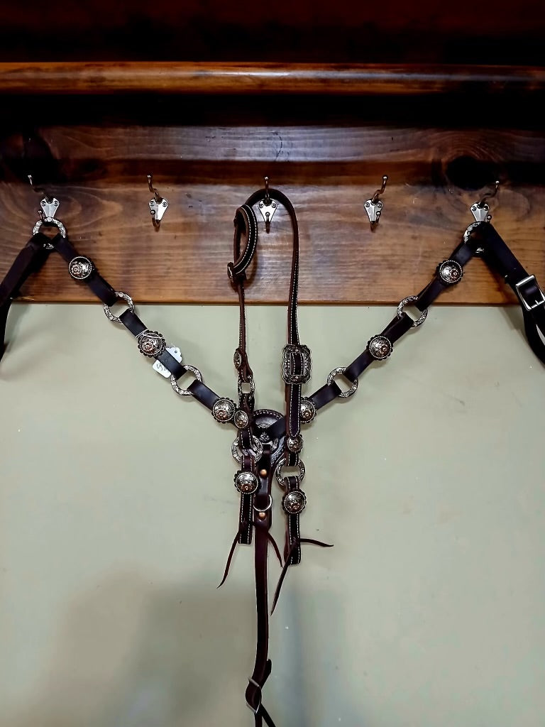 Rafter S. "Fancy Rings" Tack Set