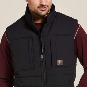 Ariat Men's Rebar Valiant Stretch Canvas Insulated Vest