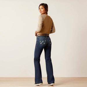 Ariat Women's Mid Rise Camila Midnight Trouser Jean