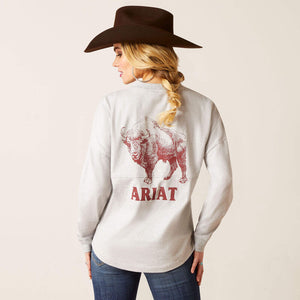 Ariat Women's True West Oversized Long Sleeve T-Shirt