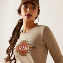 Load image into Gallery viewer, Ariat Women&#39;s SW Aztec Logo T-Shirt (Multiple Colors)
