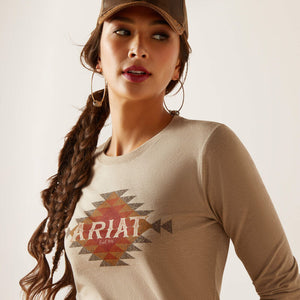 Ariat Women's SW Aztec Logo T-Shirt (Multiple Colors)