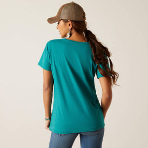 Ariat Women's Longhorn Watercolor T-Shirt