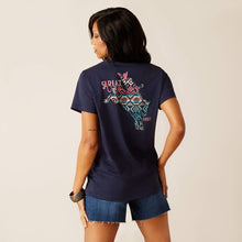 Load image into Gallery viewer, Ariat Women&#39;s Navy Bronco T-Shirt
