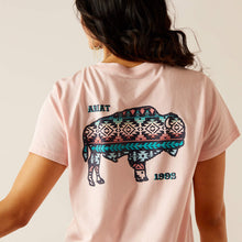 Load image into Gallery viewer, Ariat Women&#39;s Blushing Rose Granger Buffalo T-Shirt
