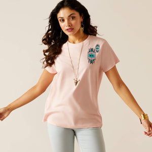 Ariat Women's Blushing Rose Granger Buffalo T-Shirt