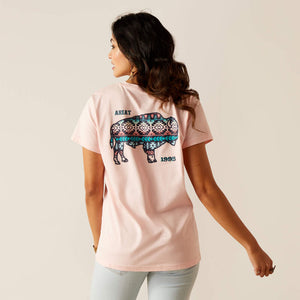 Ariat Women's Blushing Rose Granger Buffalo T-Shirt