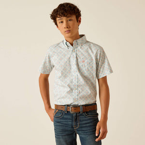 Ariat Boy's Kaleidoscope Kai Short Sleeve Western Shirt