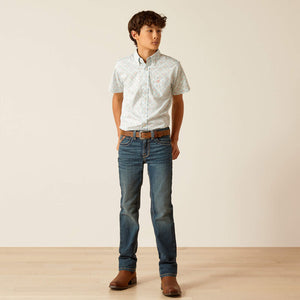Ariat Boy's Kaleidoscope Kai Short Sleeve Western Shirt