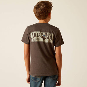 Ariat Boy's Brown Rider T-Shirt