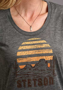 Stetson Women's Cactus Sunset T-Shirt