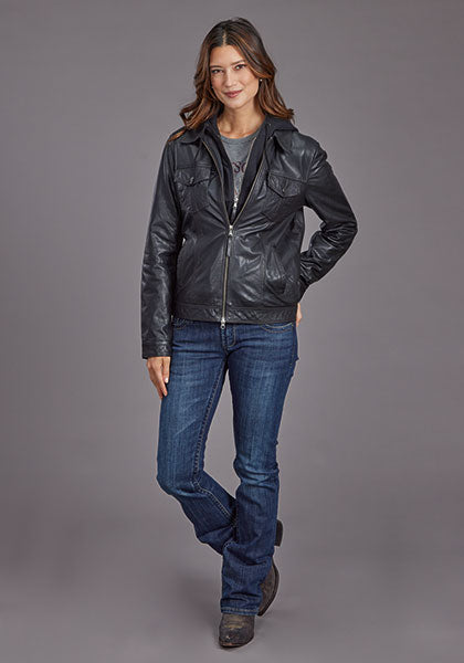 Leather Jacket with removable Liner purchases