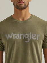 Load image into Gallery viewer, Wrangler Men&#39;s Sage Kabel Logo T-Shirt
