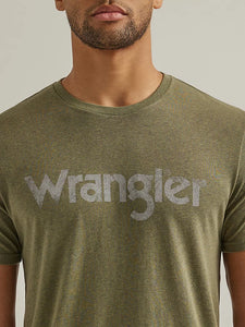 Wrangler Men's Sage Kabel Logo T-Shirt