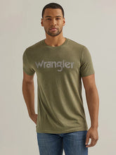 Load image into Gallery viewer, Wrangler Men&#39;s Sage Kabel Logo T-Shirt
