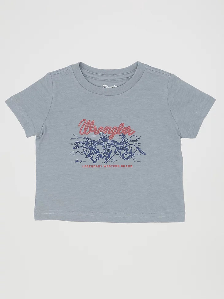 Wrangler Boy's Infant Dusk Blue Legendary T-Shirt