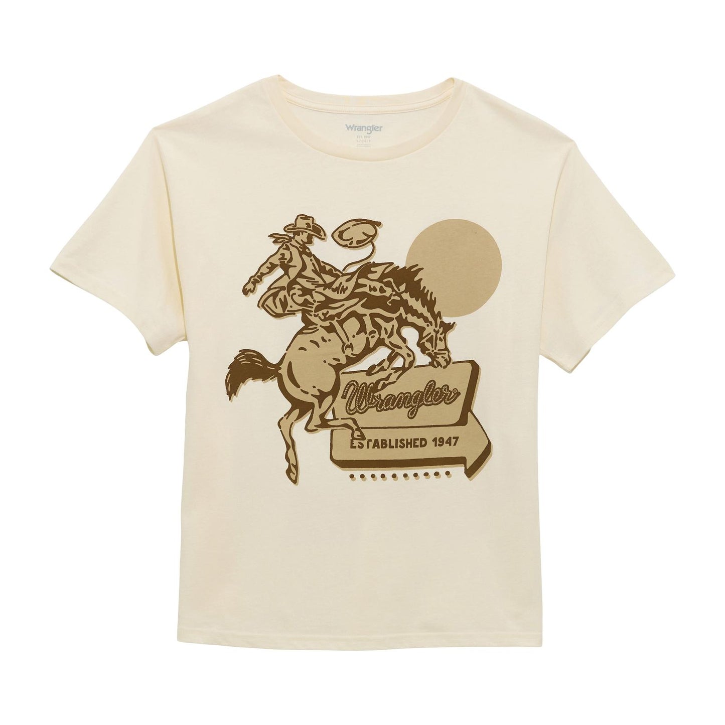 Wrangler Women's Antique White Girlfriend T-Shirt