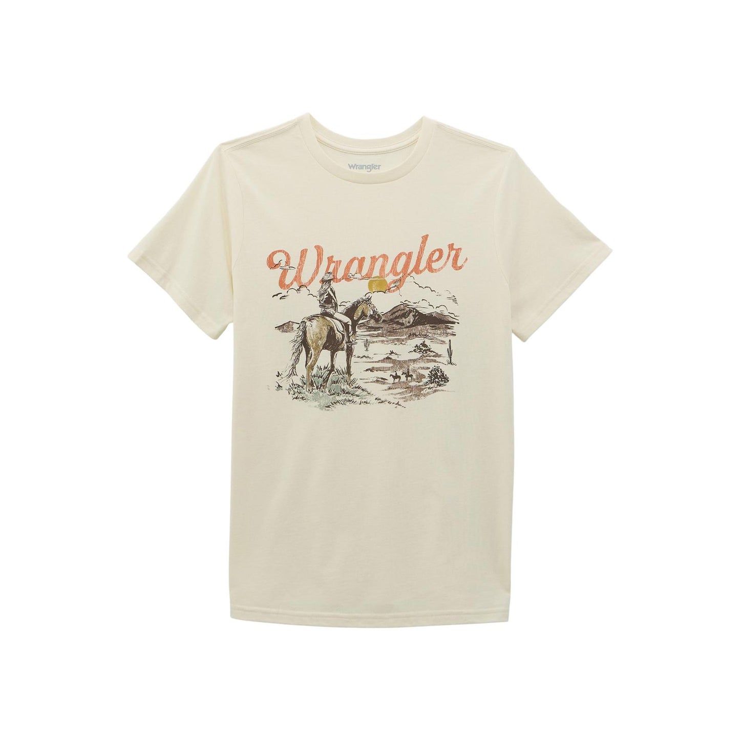 Wrangler Women's Cream Western Retro Graphic T-Shirt
