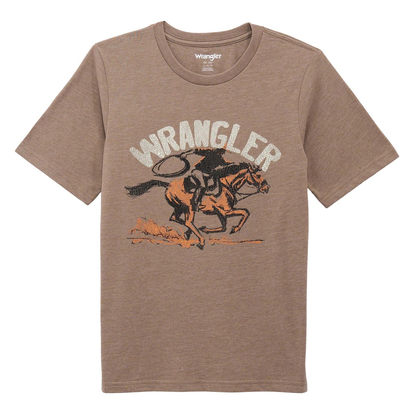 Wrangler Boy's Brindle Heather Range Rider T-Shirt