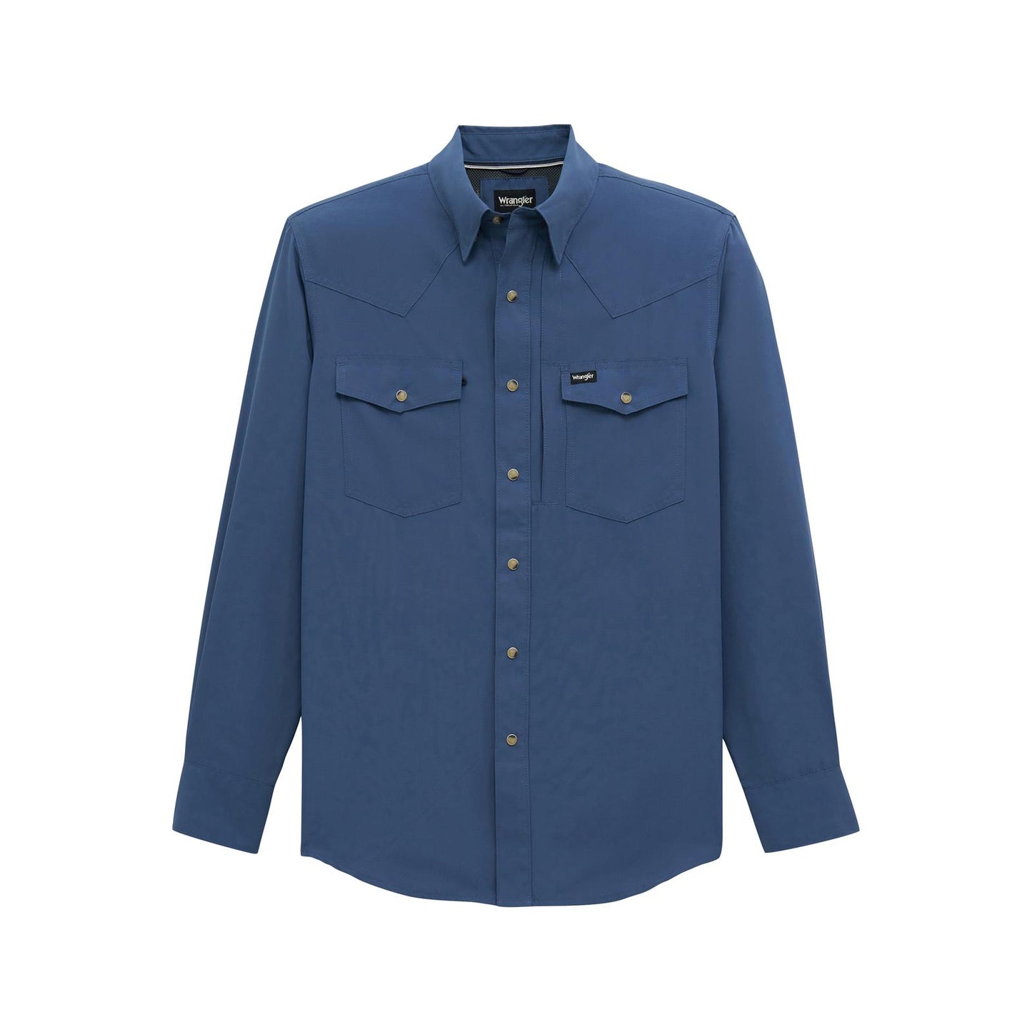 Wrangler Men's Vintage Indigo ATG Western Shirt