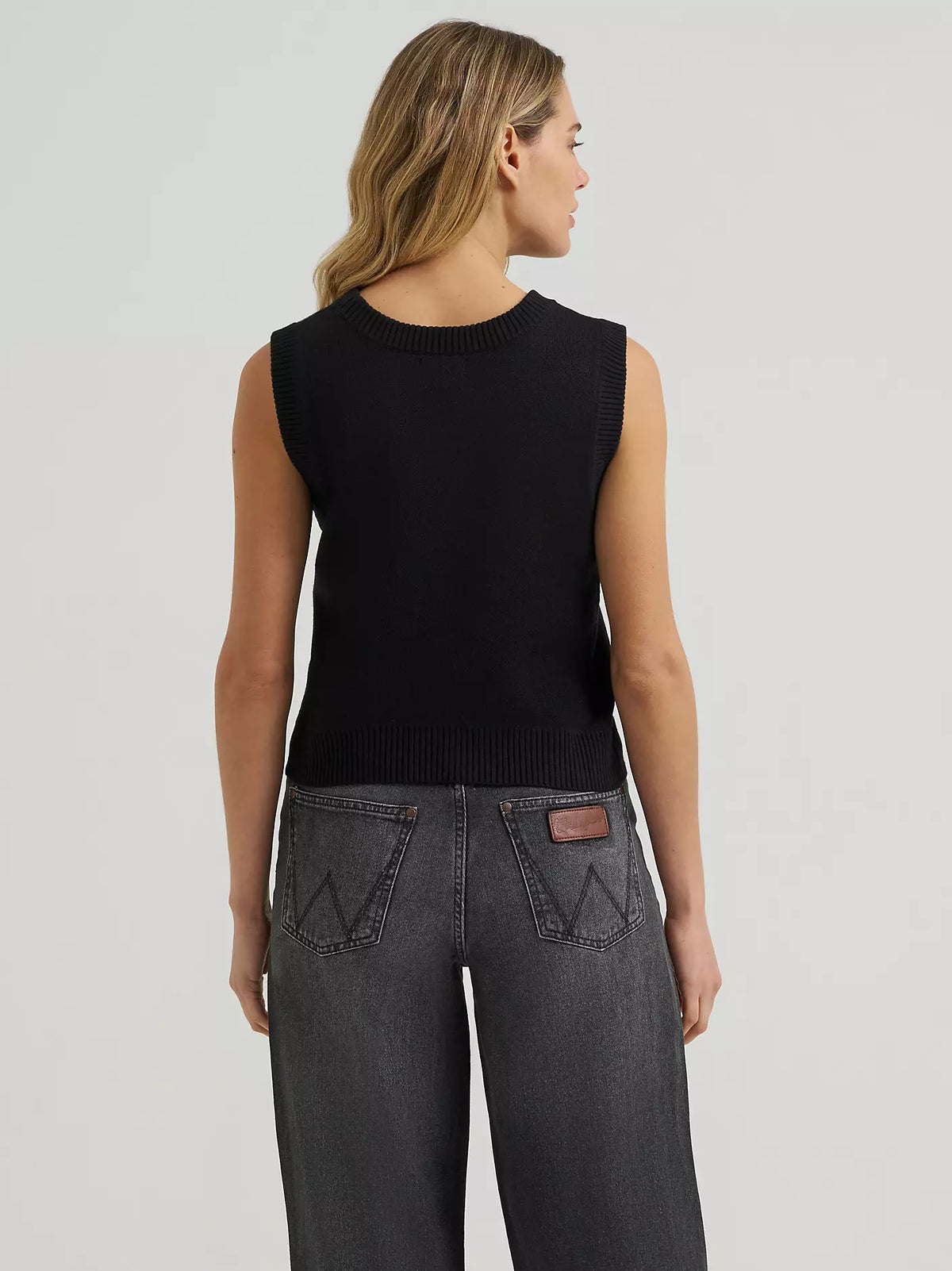Wrangler Women's Western Stitch Sweater Vest
