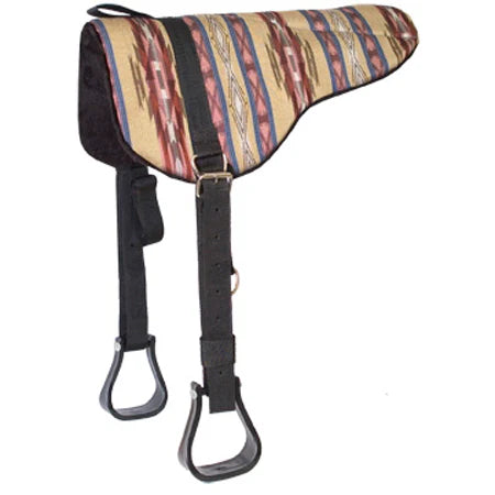 Mustang Sierra Herculon Bareback Saddle Pad with Stirrups