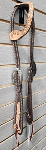 Double J Brown Roughout Tooled Overlay Tack Set