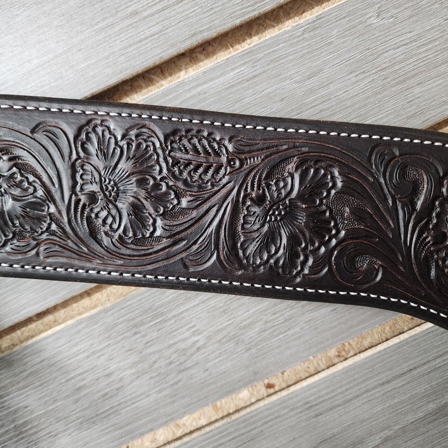 Martin Breastcollar Chocolate Prairie Flower - 2.75"