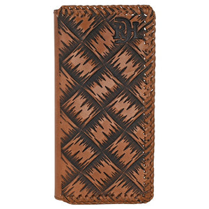 Red Dirt Hat Co. Men's XL Basketweave Laced Rodeo Wallet