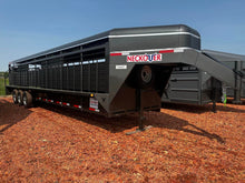 Load image into Gallery viewer, 2023 Full Top Neckover 32&#39; Stock Trailer
