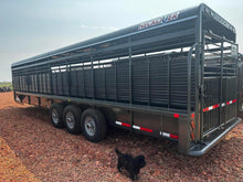 Load image into Gallery viewer, 2023 Full Top Neckover 32&#39; Stock Trailer
