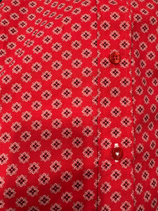 Cinch Boy's Red Octagram Western Shirt
