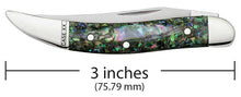 Load image into Gallery viewer, Case Abalone Smooth Small Texas Toothpick Knife
