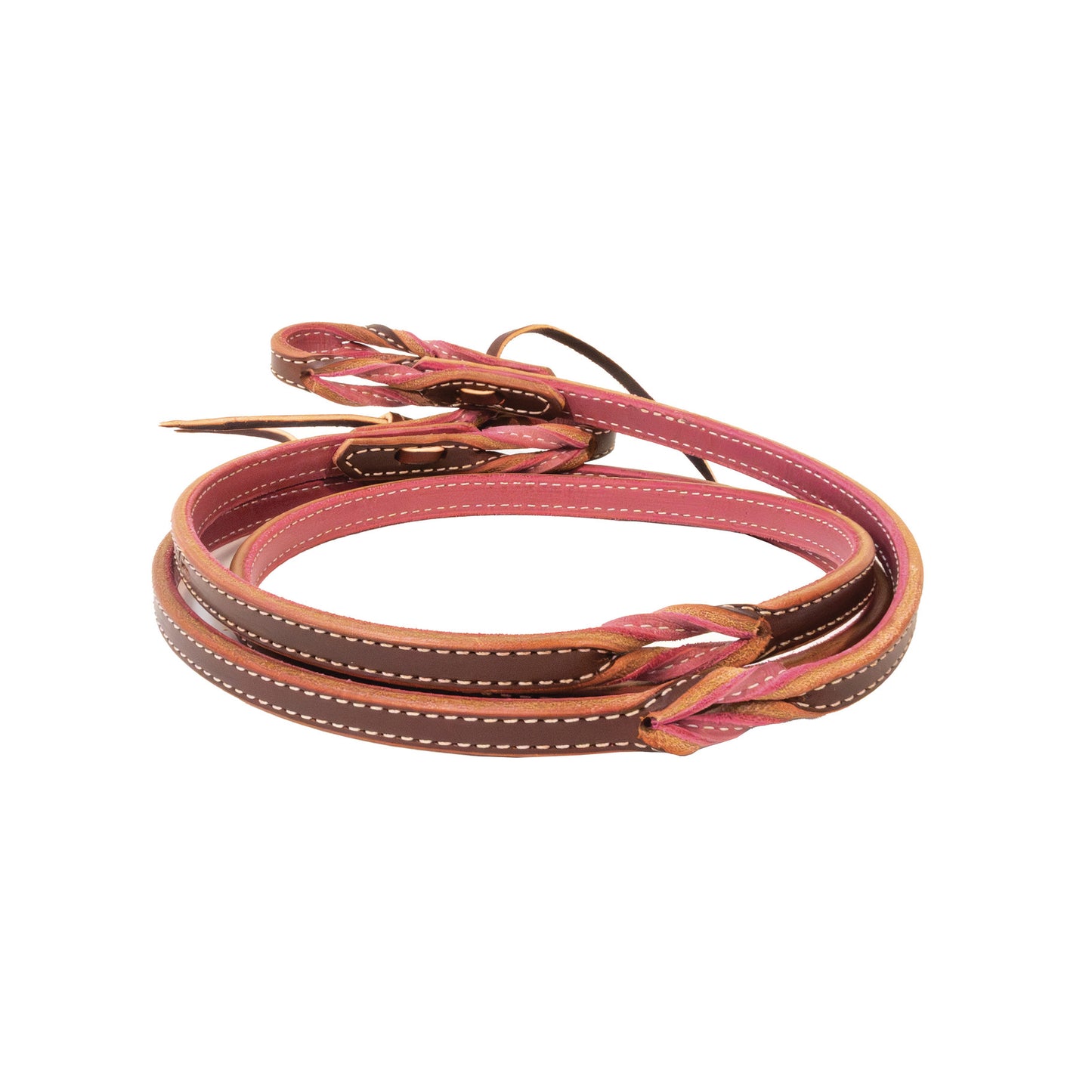 Professional's Choice Pony Roping Rein- Orchid/Burgundy Twist