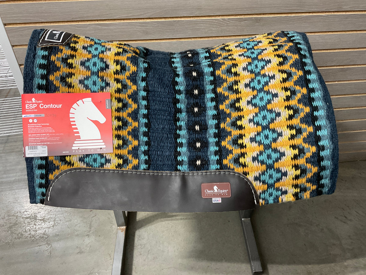 Classic Equine ESP Contour Blanket Top Saddle Pad