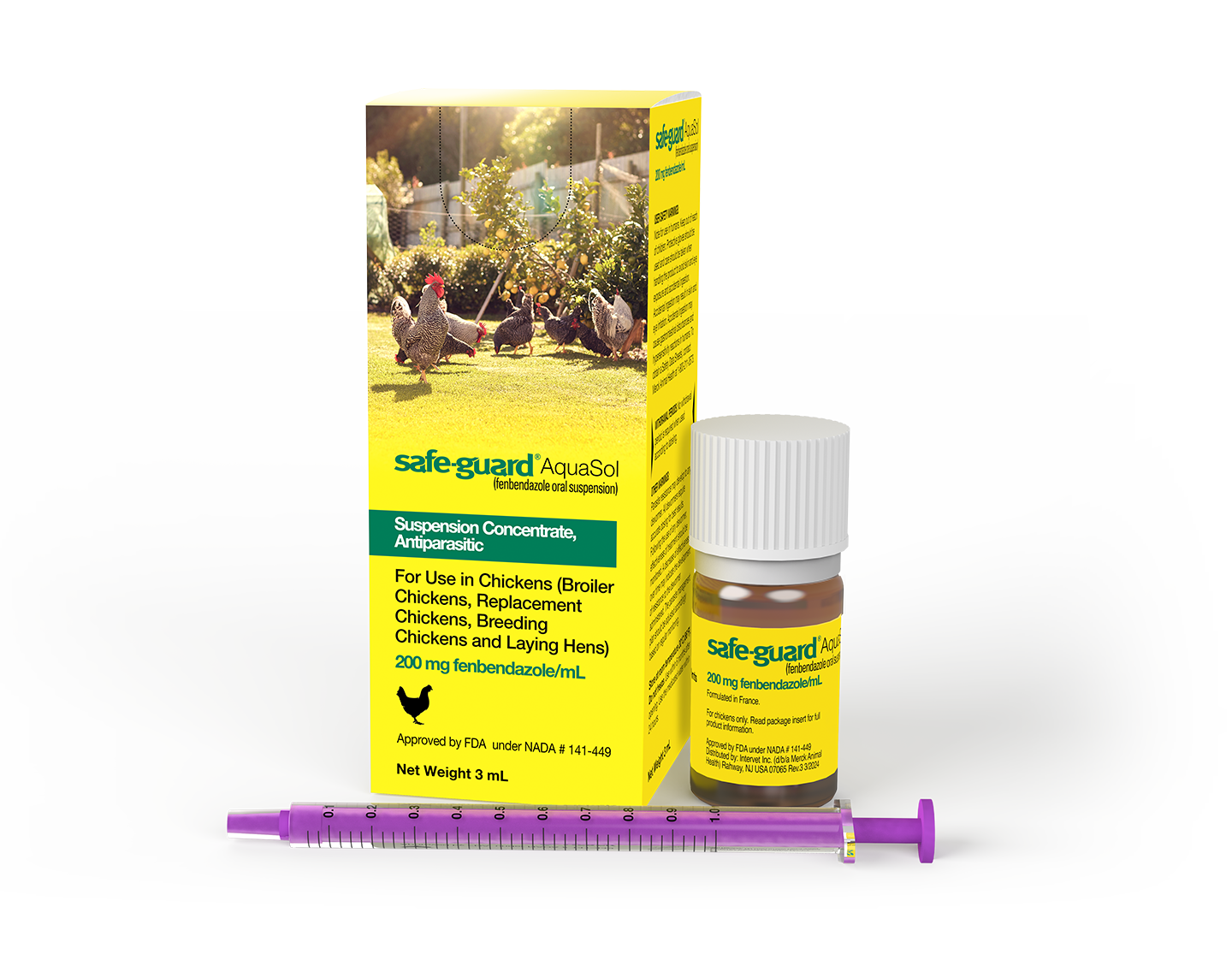 Safe-Guard AquaSol - Dewormer for Chickens