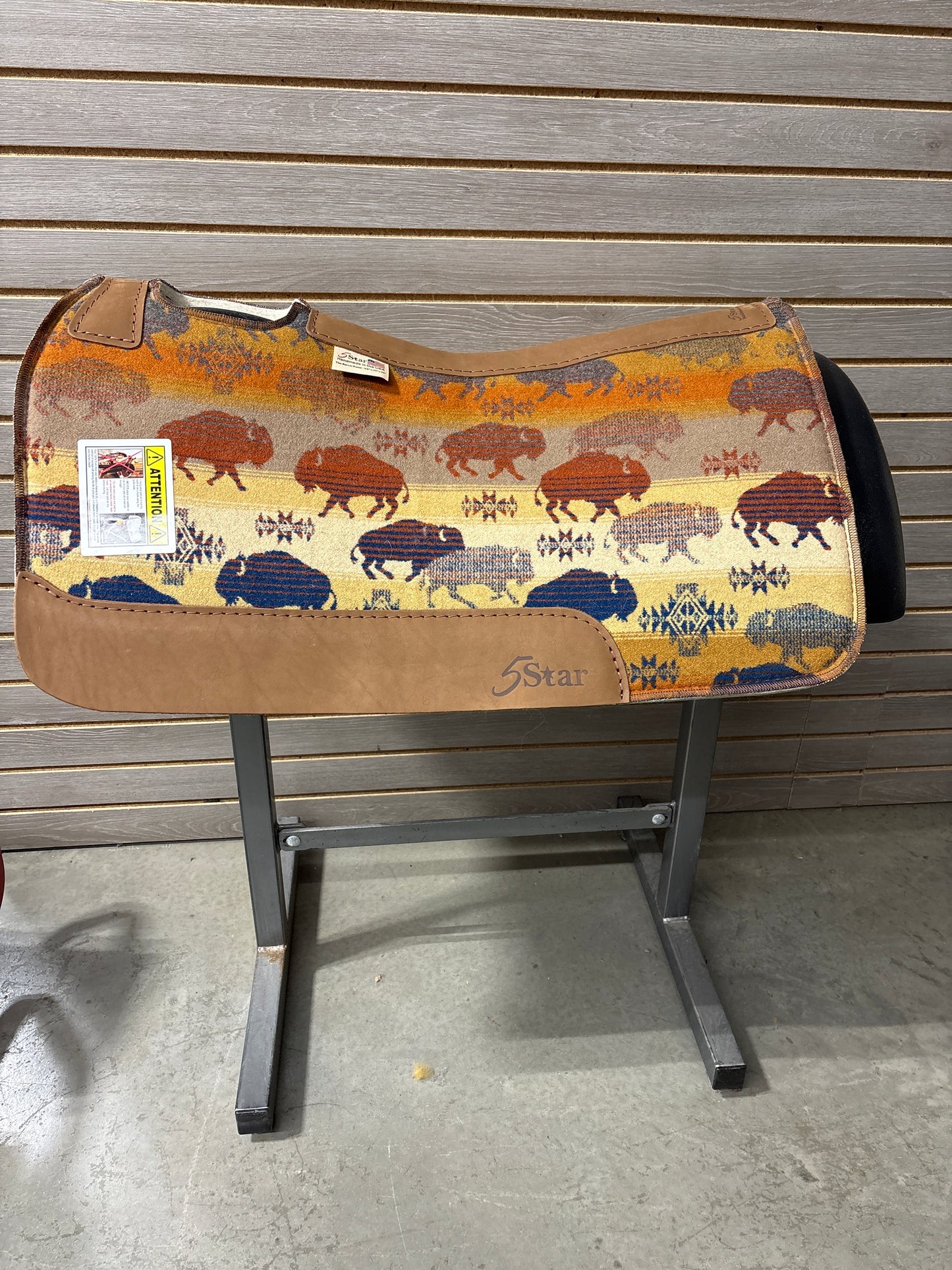 5 Star Barrel Racer Saddle Pad "Pendleton Land of the Buffalo Signature Top" 30X28