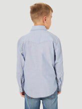 Load image into Gallery viewer, Wrangler Boy&#39;s Cowboy Cut Denim Western Shirt
