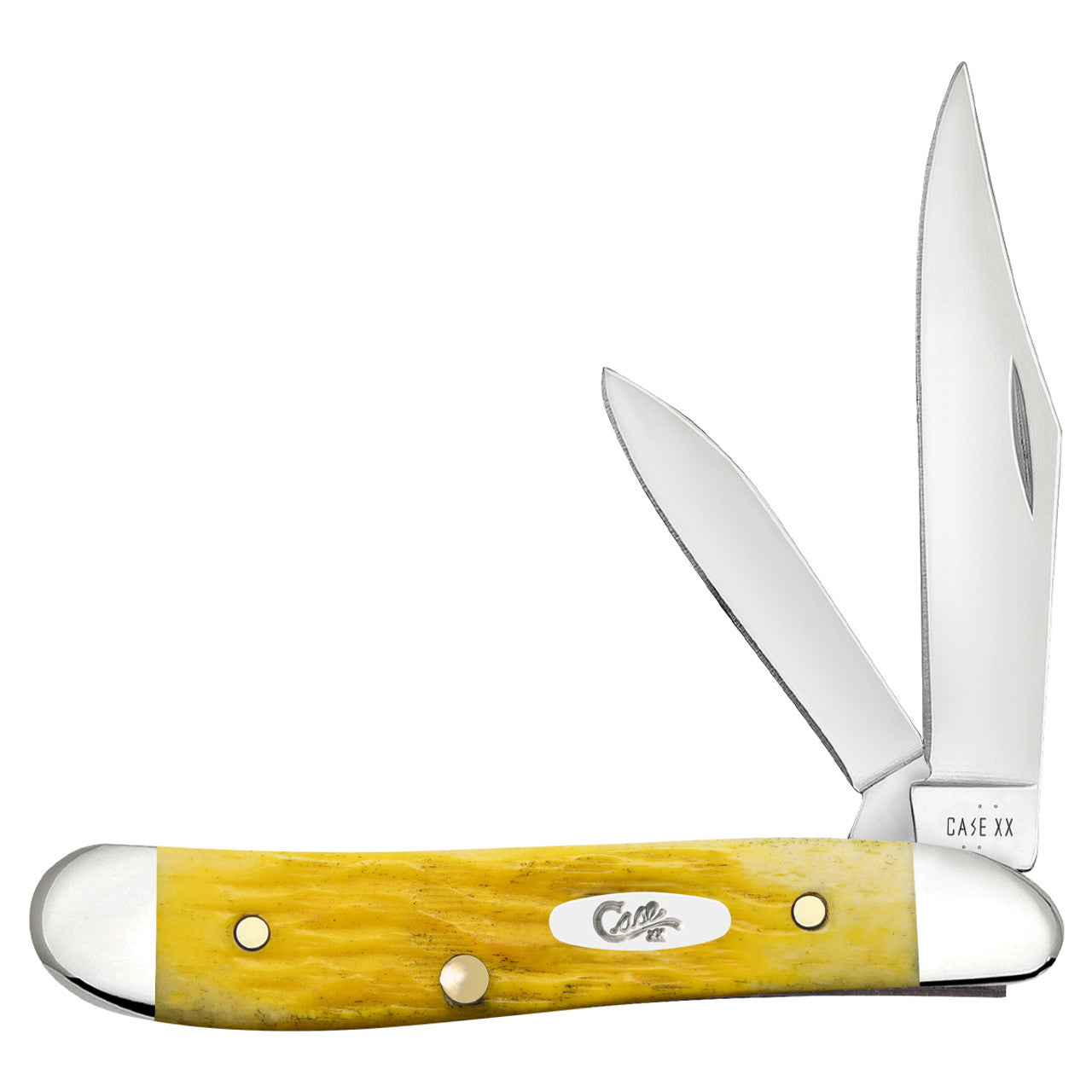 Case XX Platts Jigged Yellow Bone Peanut Knife