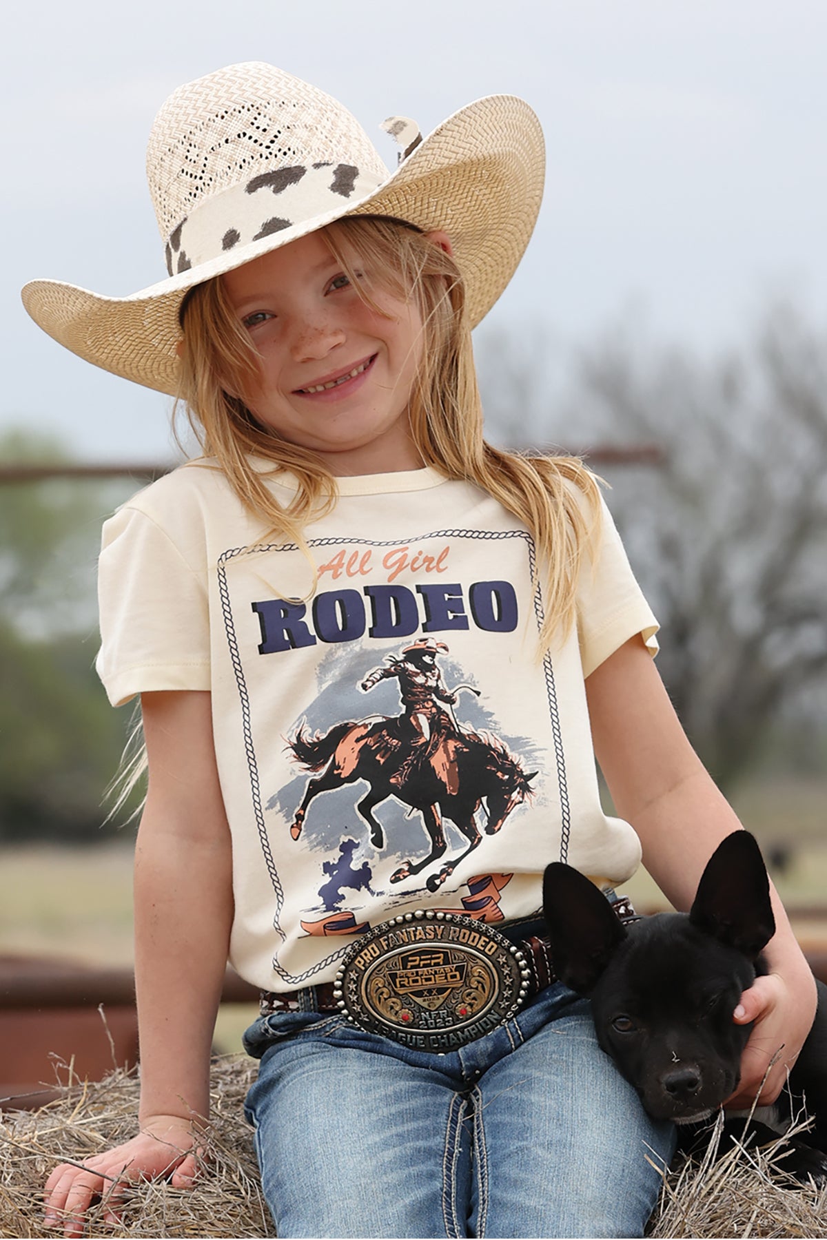 Cruel Girl's Cream All Girl Rodeo T-Shirt