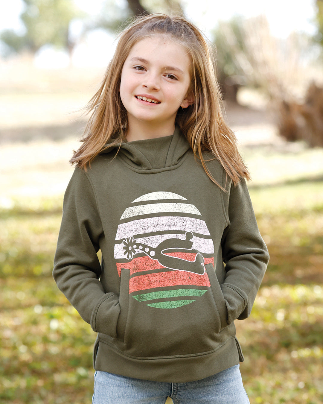 Cruel Girl's Green Spur Hoodie