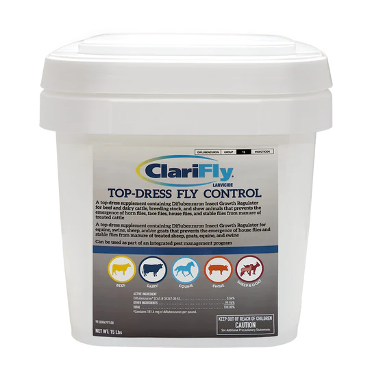 ClariFly Larvicide Top-Dress Fly Contol - 15LBS