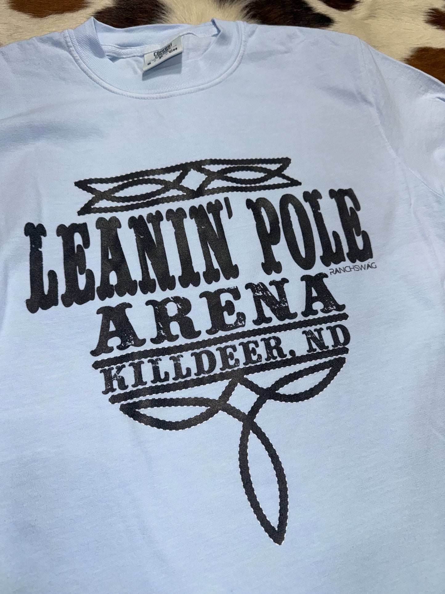 Leanin' Pole Women's Boot Stitch Graphic T-Shirt
