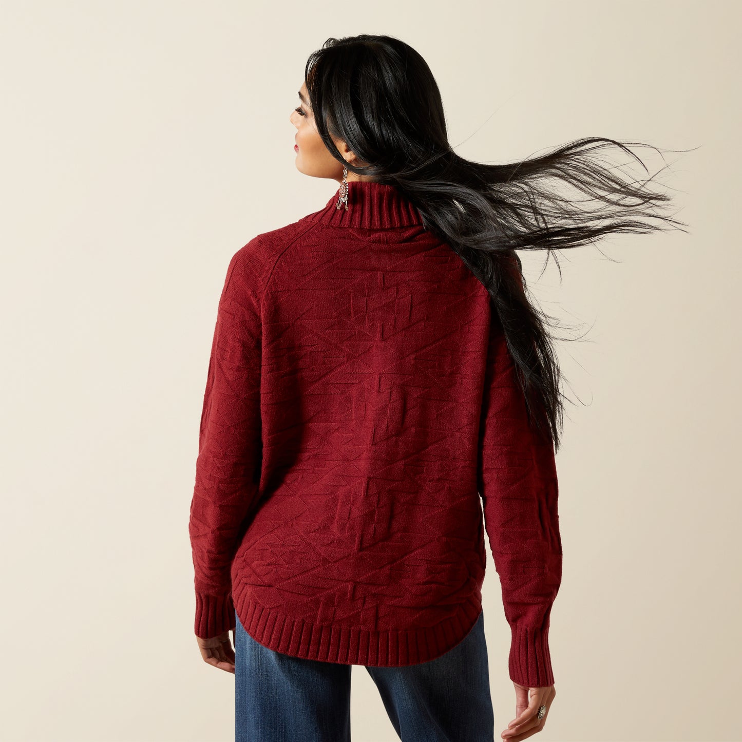 Ariat Women's Cabernet Ornate Pullover Sweater