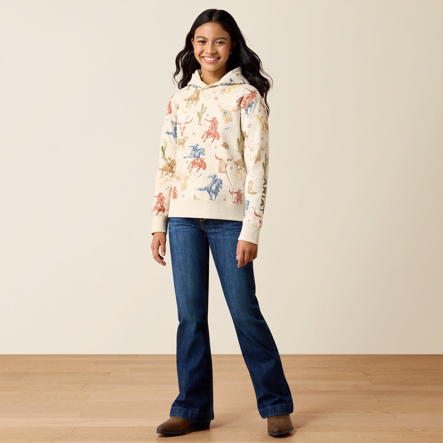 Ariat Girl's Desert Run Ranch Tale Hoodie