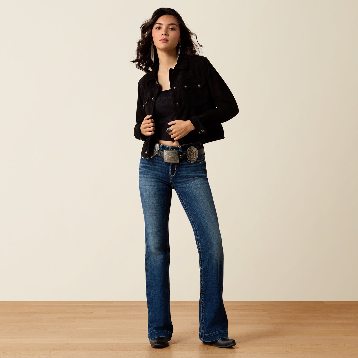 Ariat Women's High Rise Decatur Teresa Slim Trouser Jean
