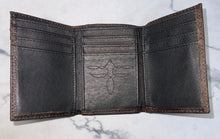 Load image into Gallery viewer, Justin Pebble Embroidered Trifold Wallet
