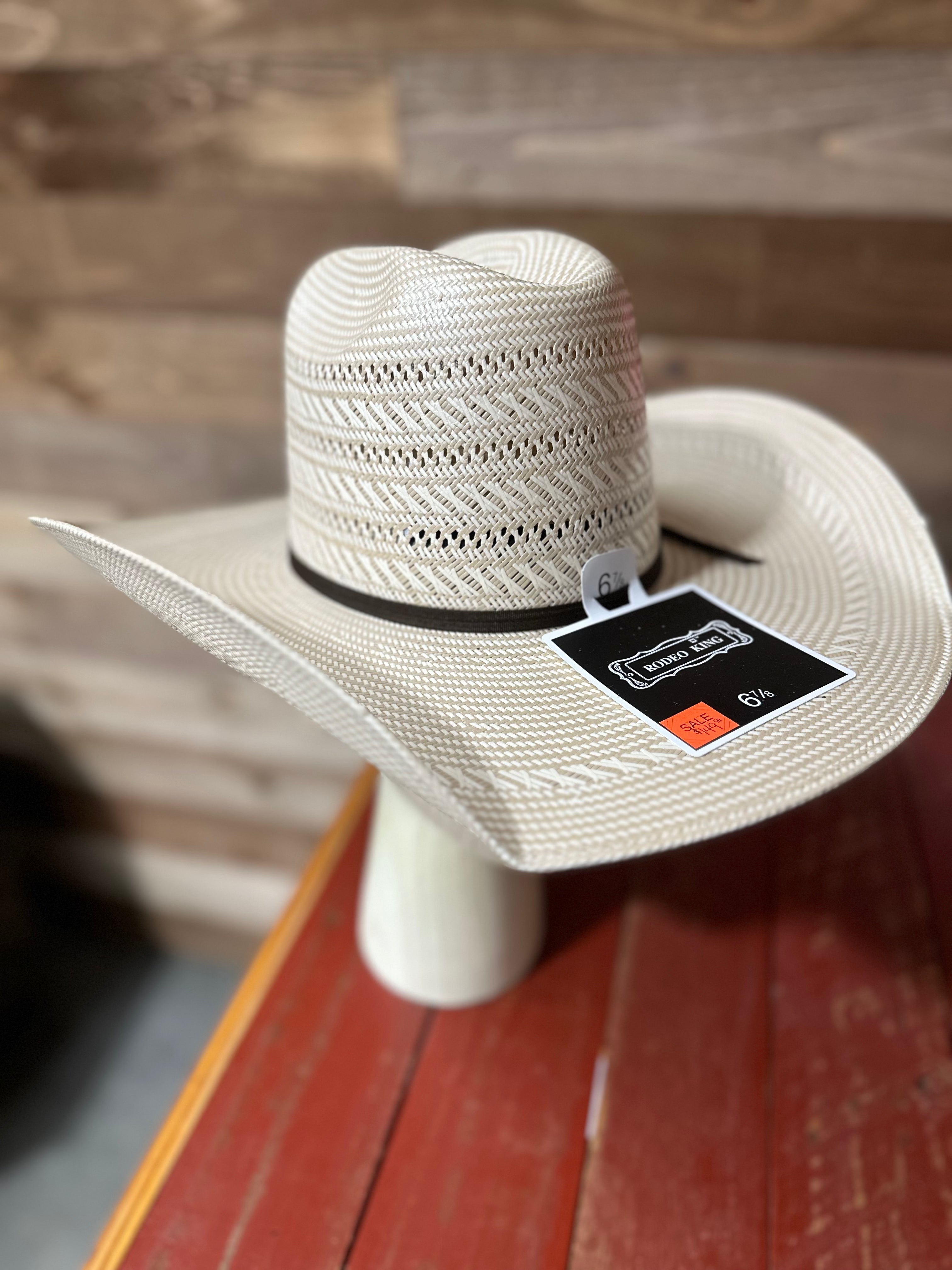 Rodeo King Triple Time Straw Hat 1/2 Brim – Leanin' Pole Arena