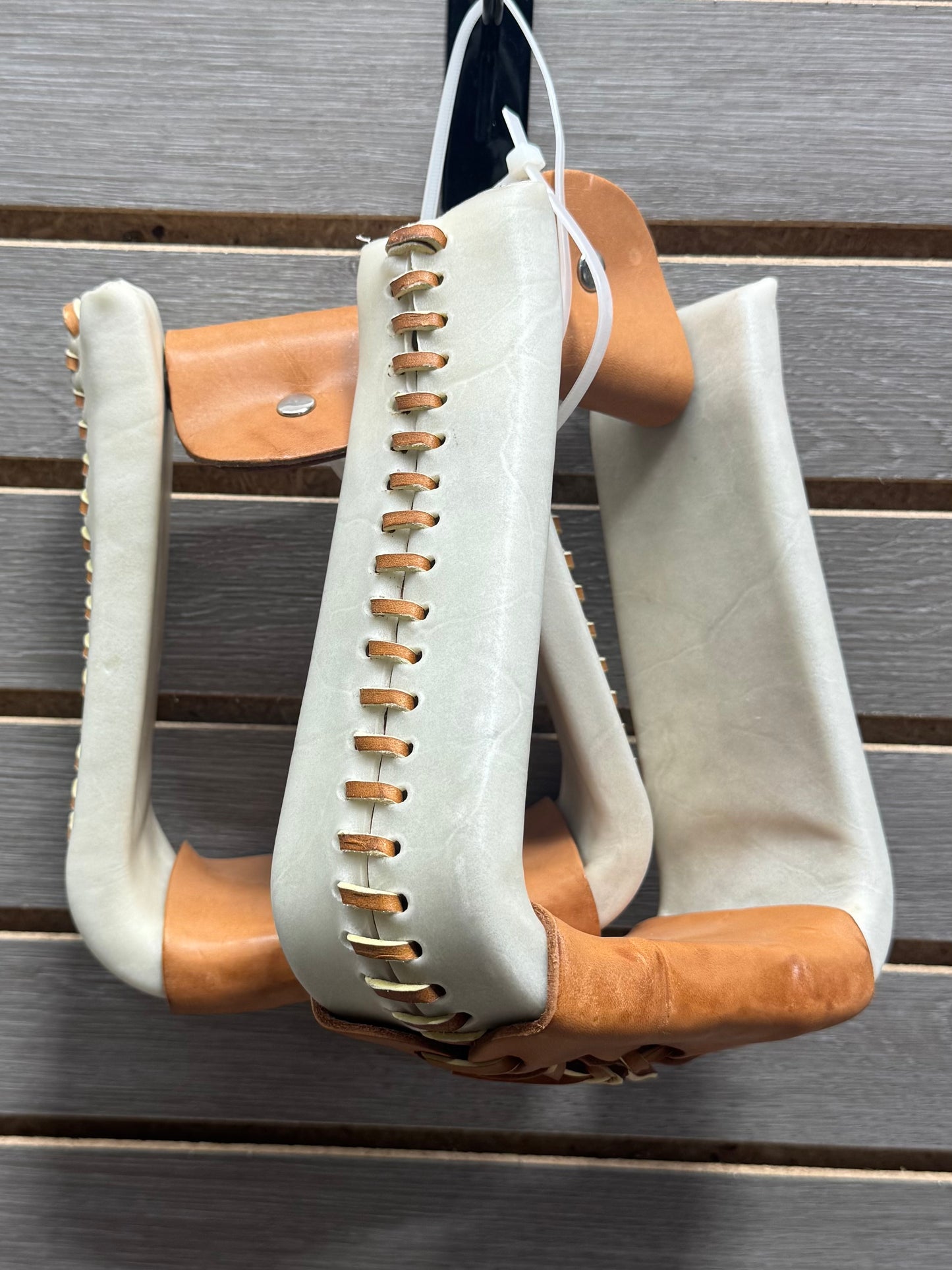 Weaver Rawhide Covered Roper Stirrups